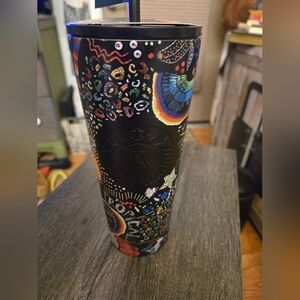 STARBUCKS Farm Rio Summer 2025 Black Rainbow NWT